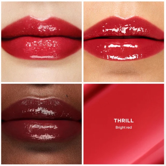 NIB Hourglass Phantom Volumizing Glossy Balm - Thrill 165 - Bright Red 💋 - Picture 12 of 13